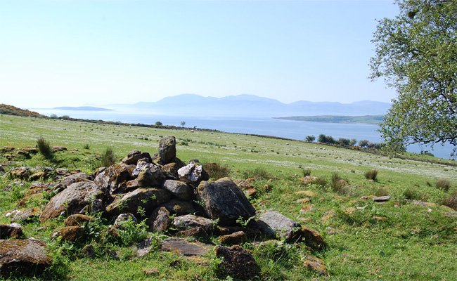 The remains of an ancient site, Isle of Bute